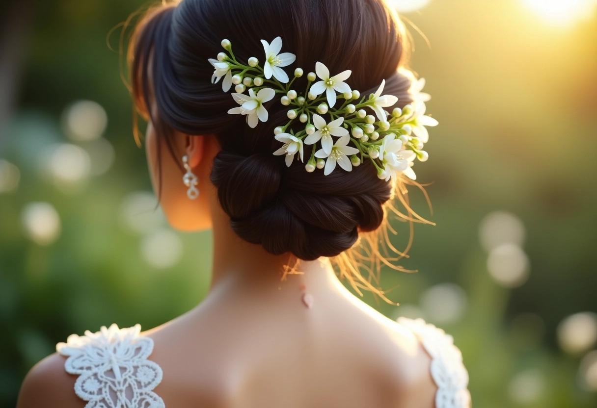 chignon mariage